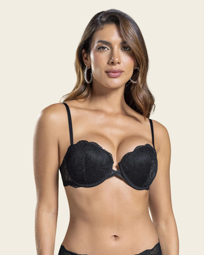 Sujetador de push up alto incorporado, aro libre