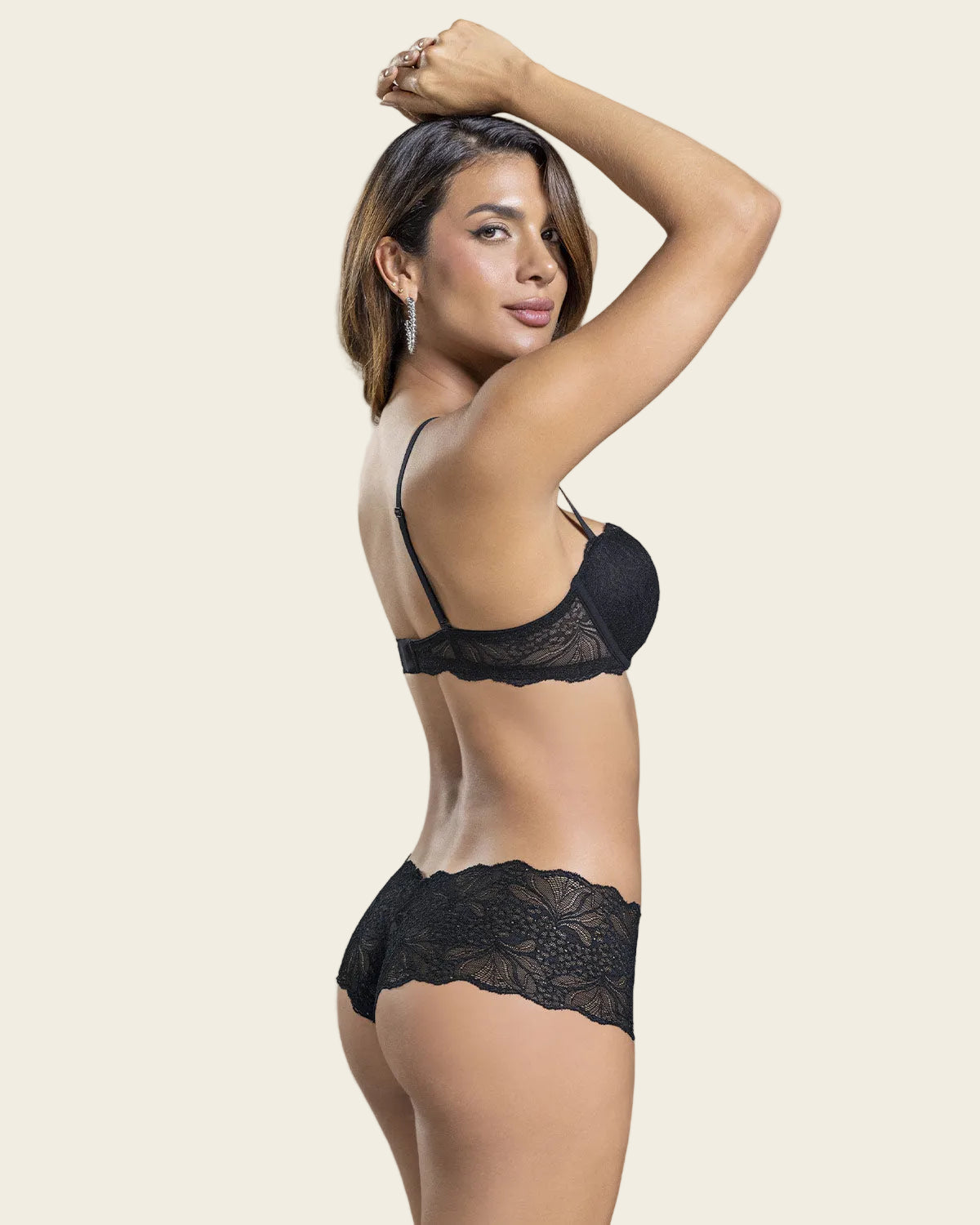 Sujetador de push up alto incorporado, aro libre