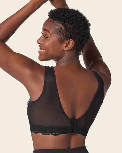 Bralette multiusos Sexy Siempre en encaje ideal para prótesis de mastectomía