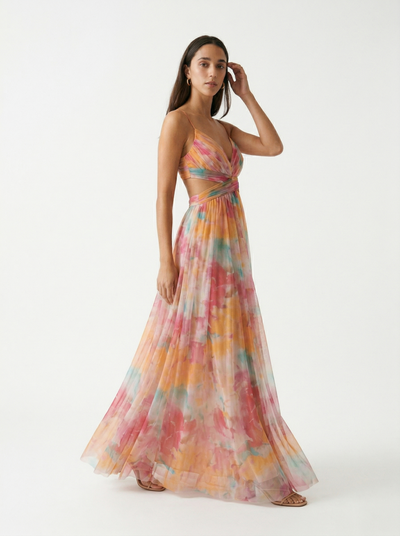 Lola | Vestido largo floral