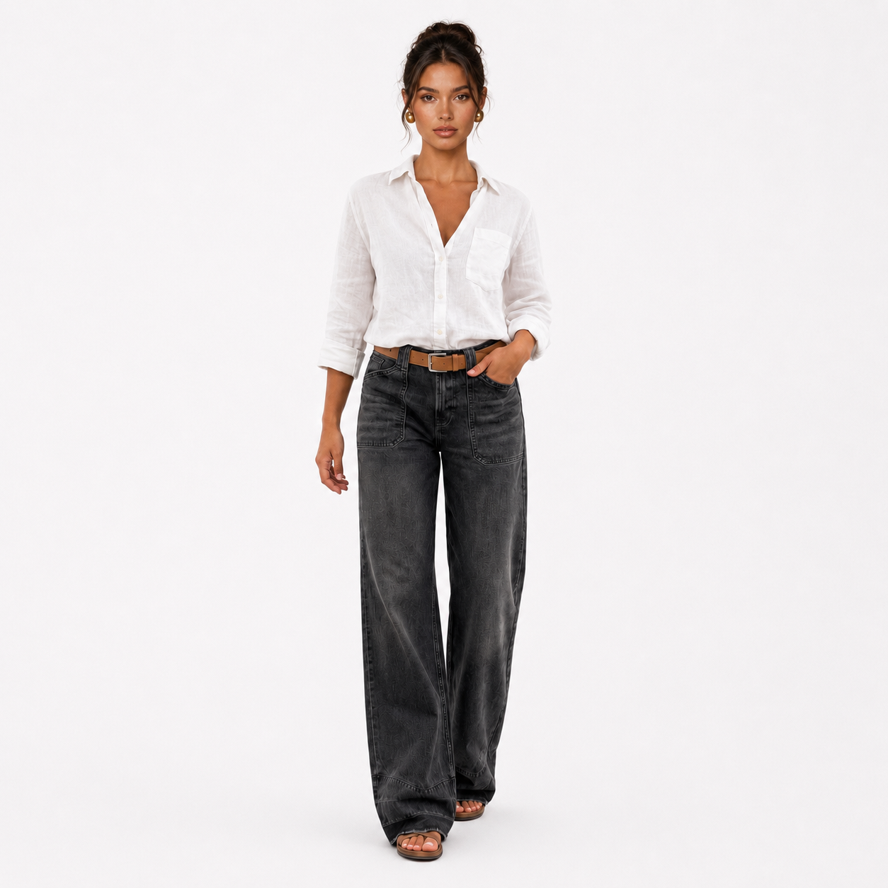 Pantalón campana
