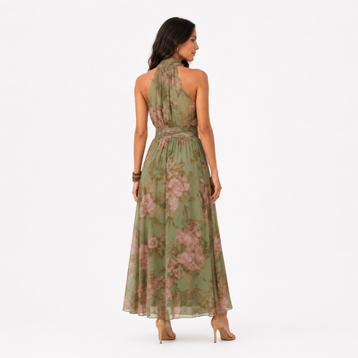 Vestido largo floral