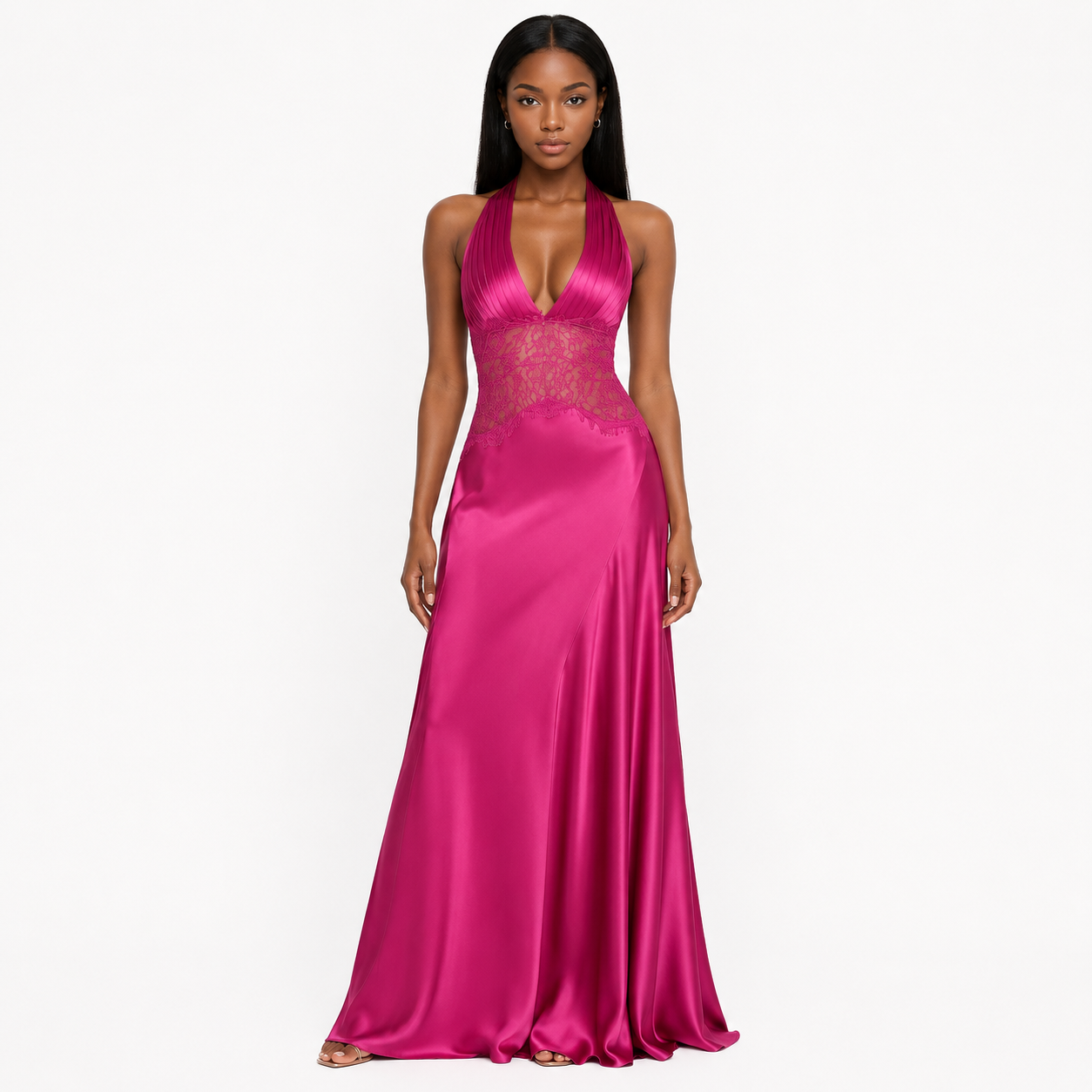 Virella Maxi Dress - Fuchsia