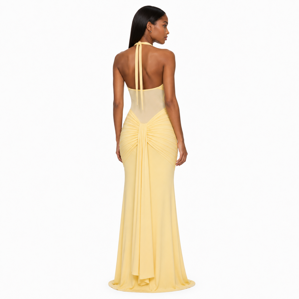 Vixen Maxi Dress - Lemon