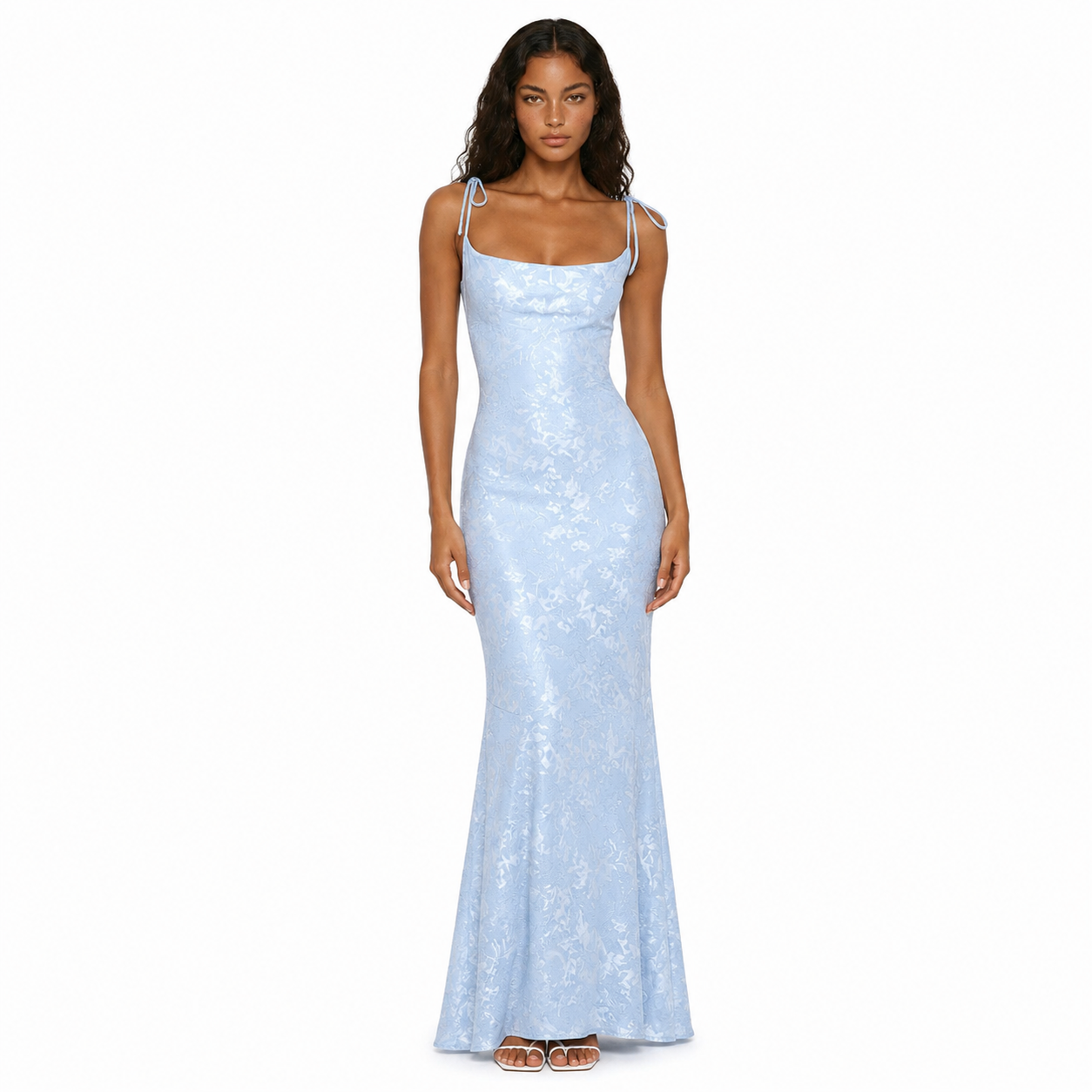 Whitney Maxi Dress - Blue