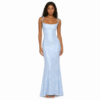 Whitney Maxi Dress - Blue
