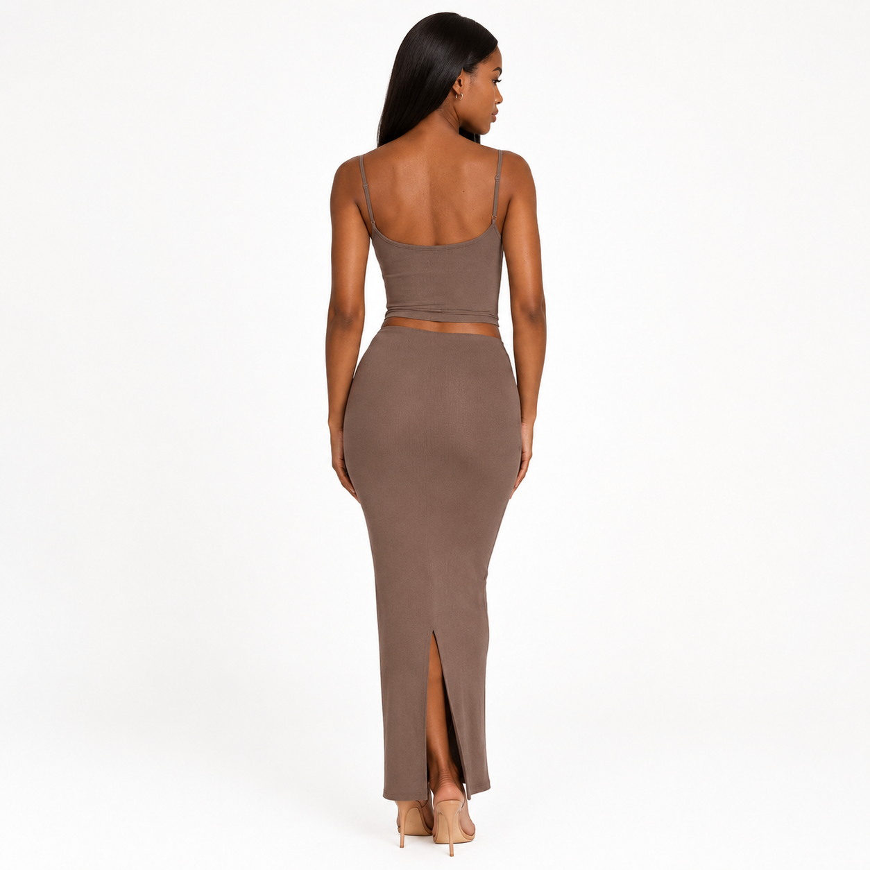 Yasmin Maxi Skirt - Mocha