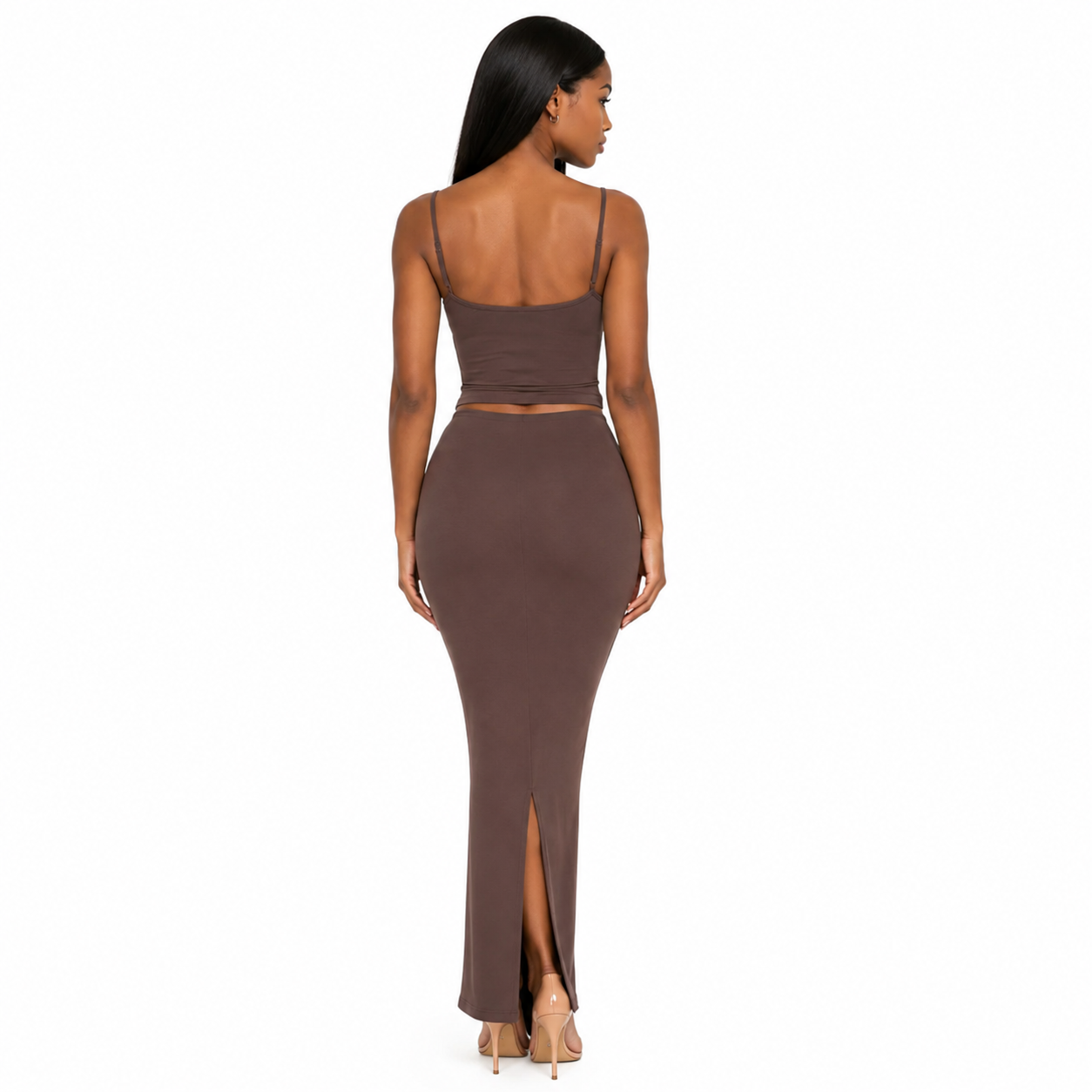 Yasmin Maxi Skirt - Chocolate