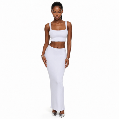 Yasmin Maxi Skirt - White
