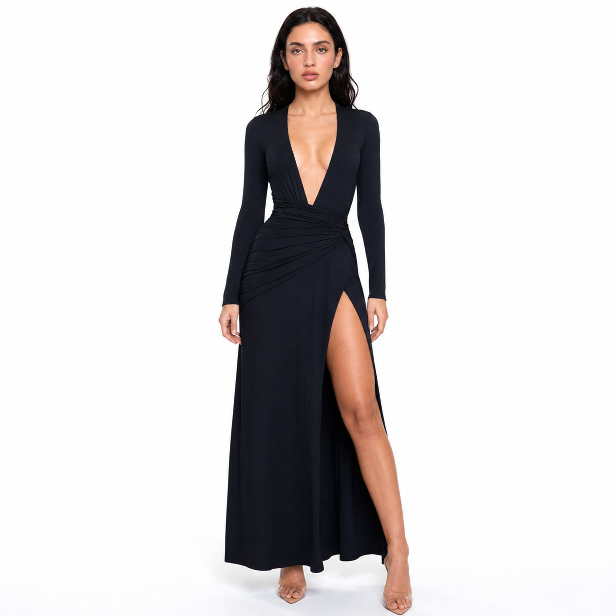 Ysabella Maxi Dress - Black