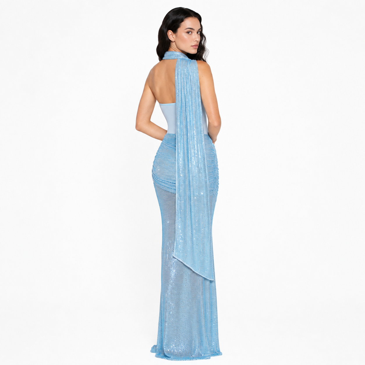 Kailani Maxi Dress - Aqua