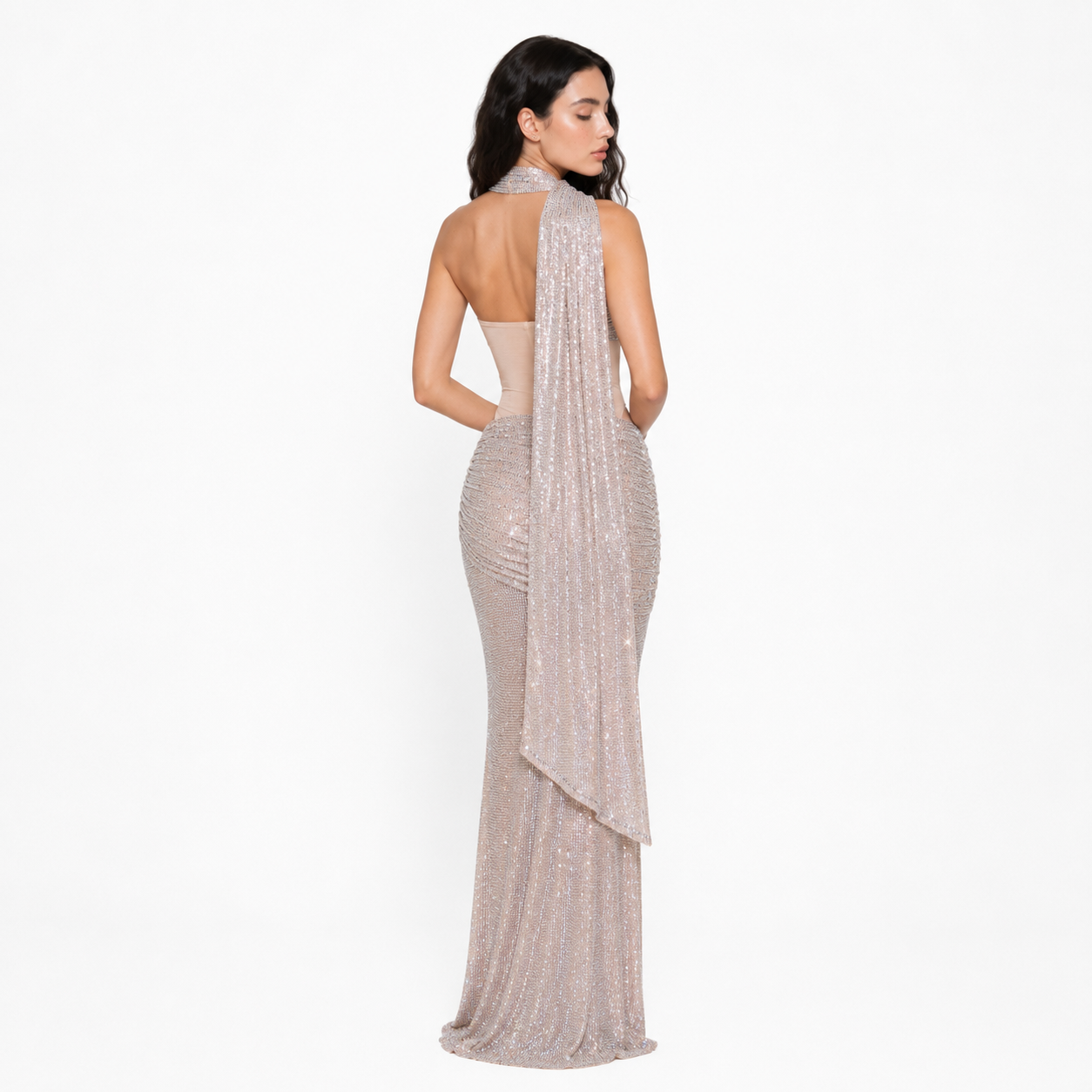 Maxi Dress - Nude