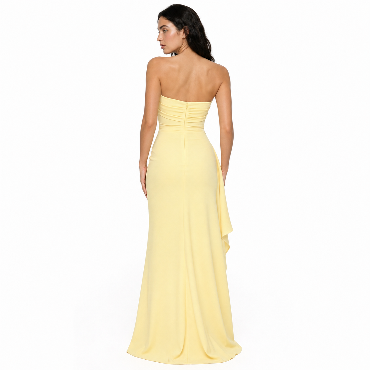 Zafira Maxi Dress - Lemon
