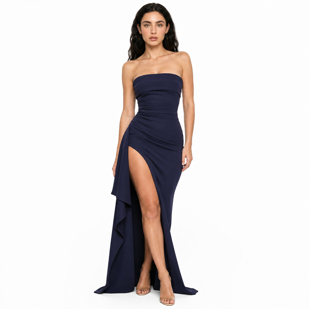 Zafira Maxi Dress - Navy