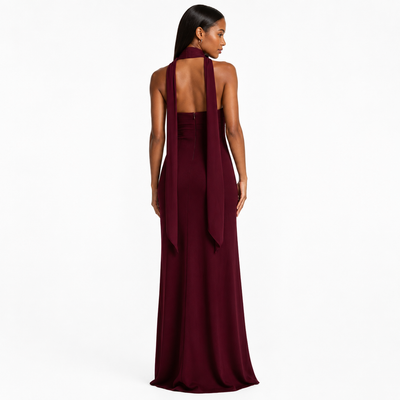 Paulina Maxi dress– Burdeos