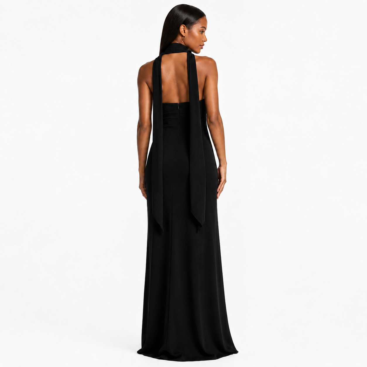 Paulina Maxi dress-Negro