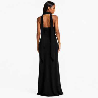 Paulina Maxi dress-Negro