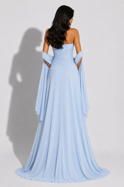 Celestia Gown | Glacier Blue