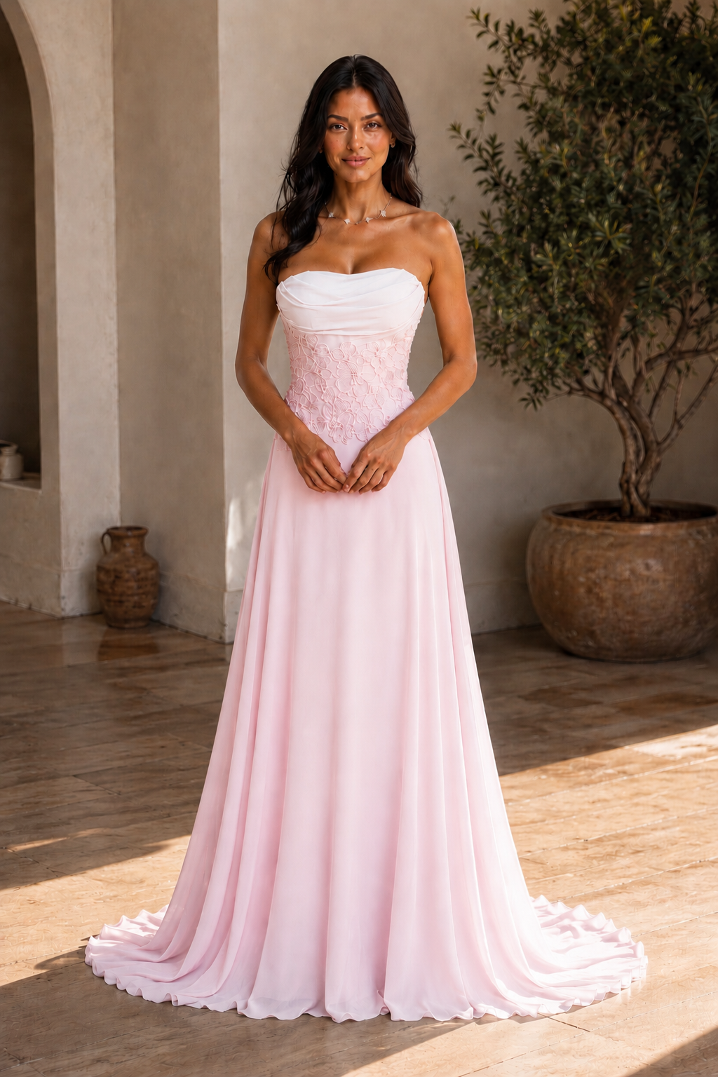 Celestia Gown | Glacier Blue