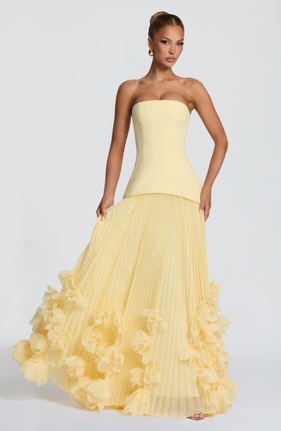 Seraphina Gown - Lemon