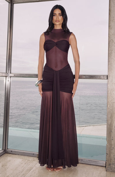 Fae Maxi Skirt - Plum