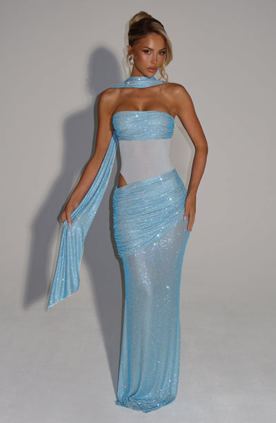 Kailani Maxi Dress - Aqua